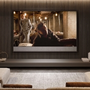 view of luxury home theater screen